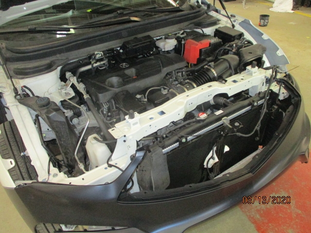 Acura RDX Mid-Repair Open Hood View