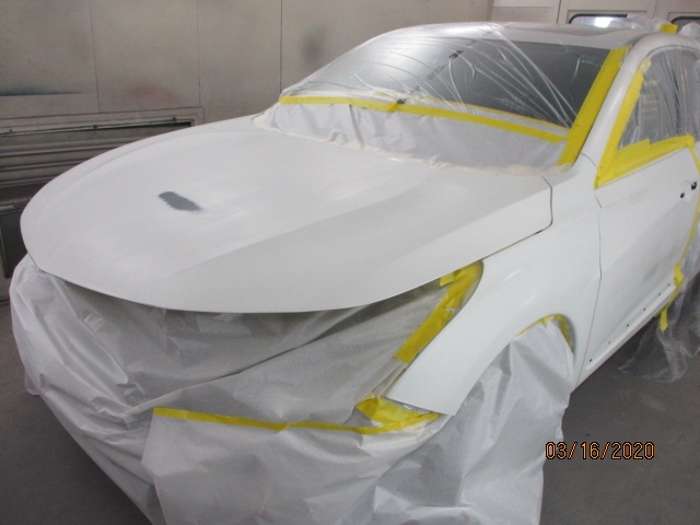 Acura RDX Mid-Repair Front Left Painting View