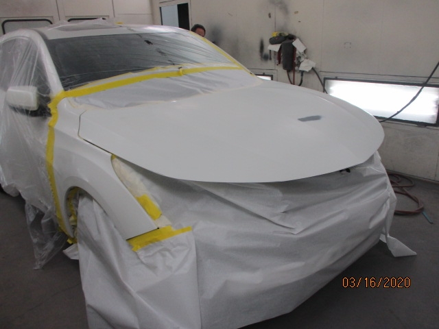 Acura RDX Mid-Repair Front Right Painting View