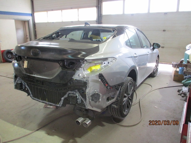 Toyota Camry Mid-Repair Back Right View