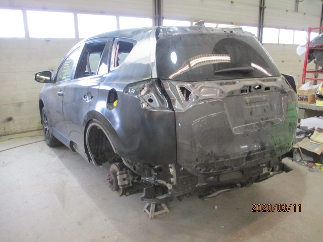 Toyota RAV4 Mid-Repair Back View