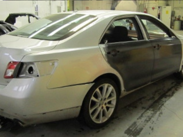 Toyota Camry Mid-Repair Back Right View